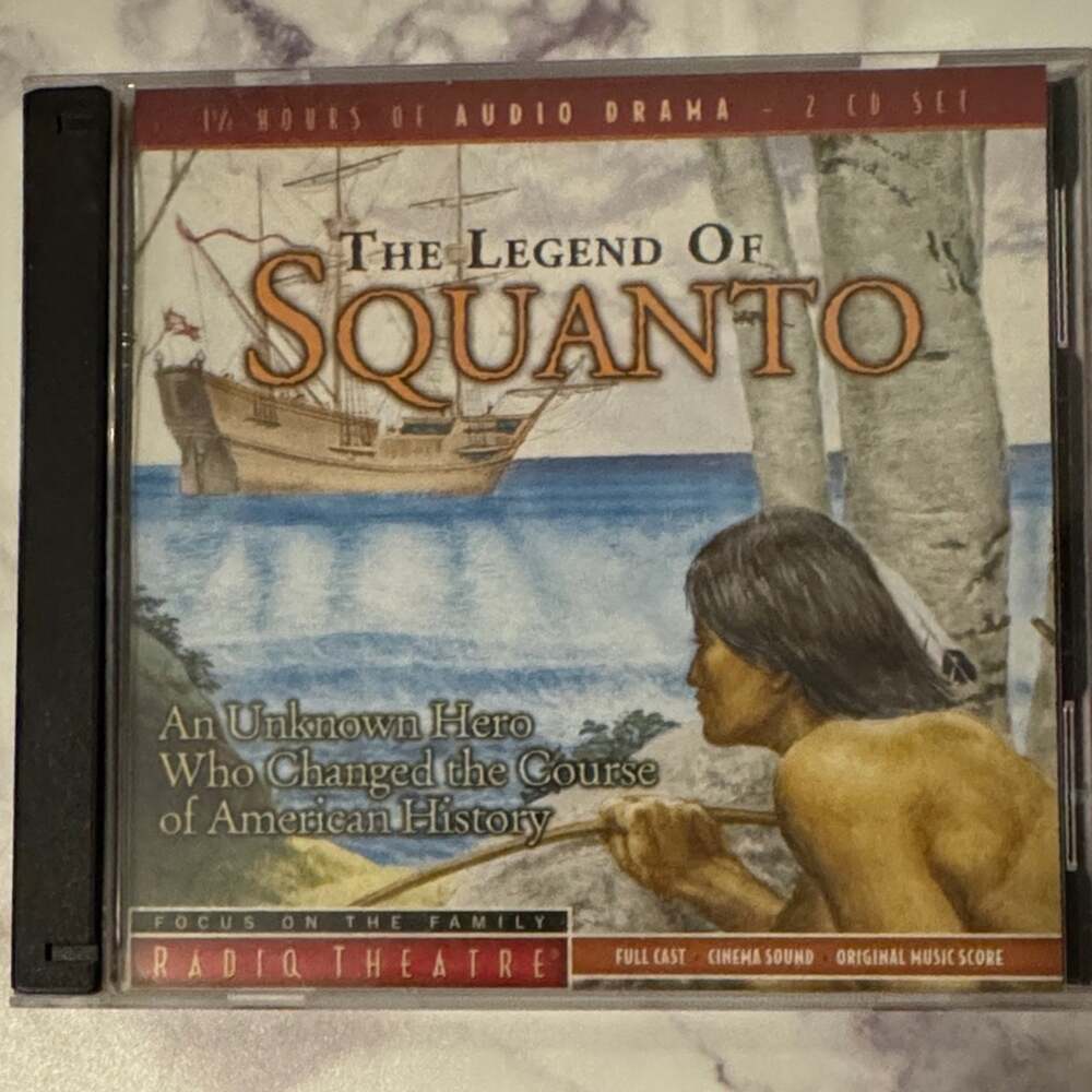 The Legend of Squanto Audio Drama 2 CD Set Focus on the Family Homeschooling